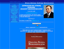 Tablet Screenshot of bohosiewicz.pl